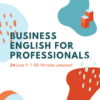 Business English for Professionals (25 sessions) - Level 1